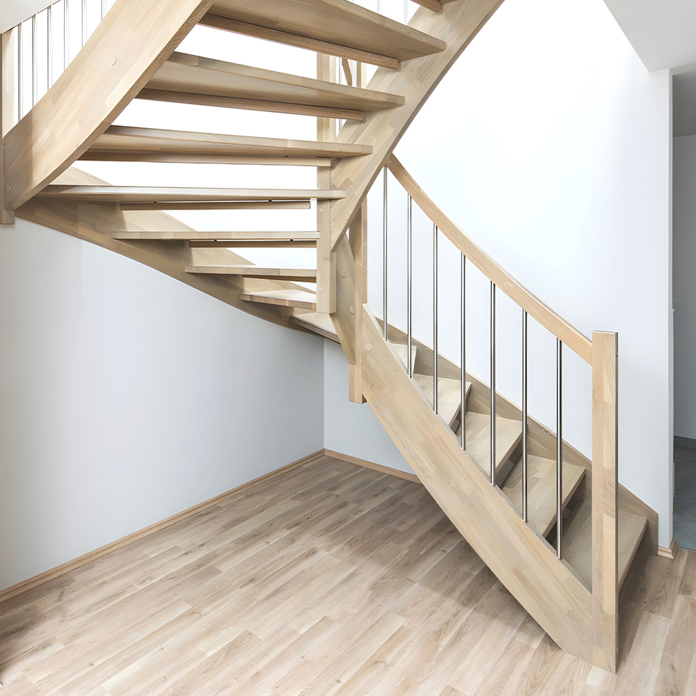 Eichenmassivholztreppe