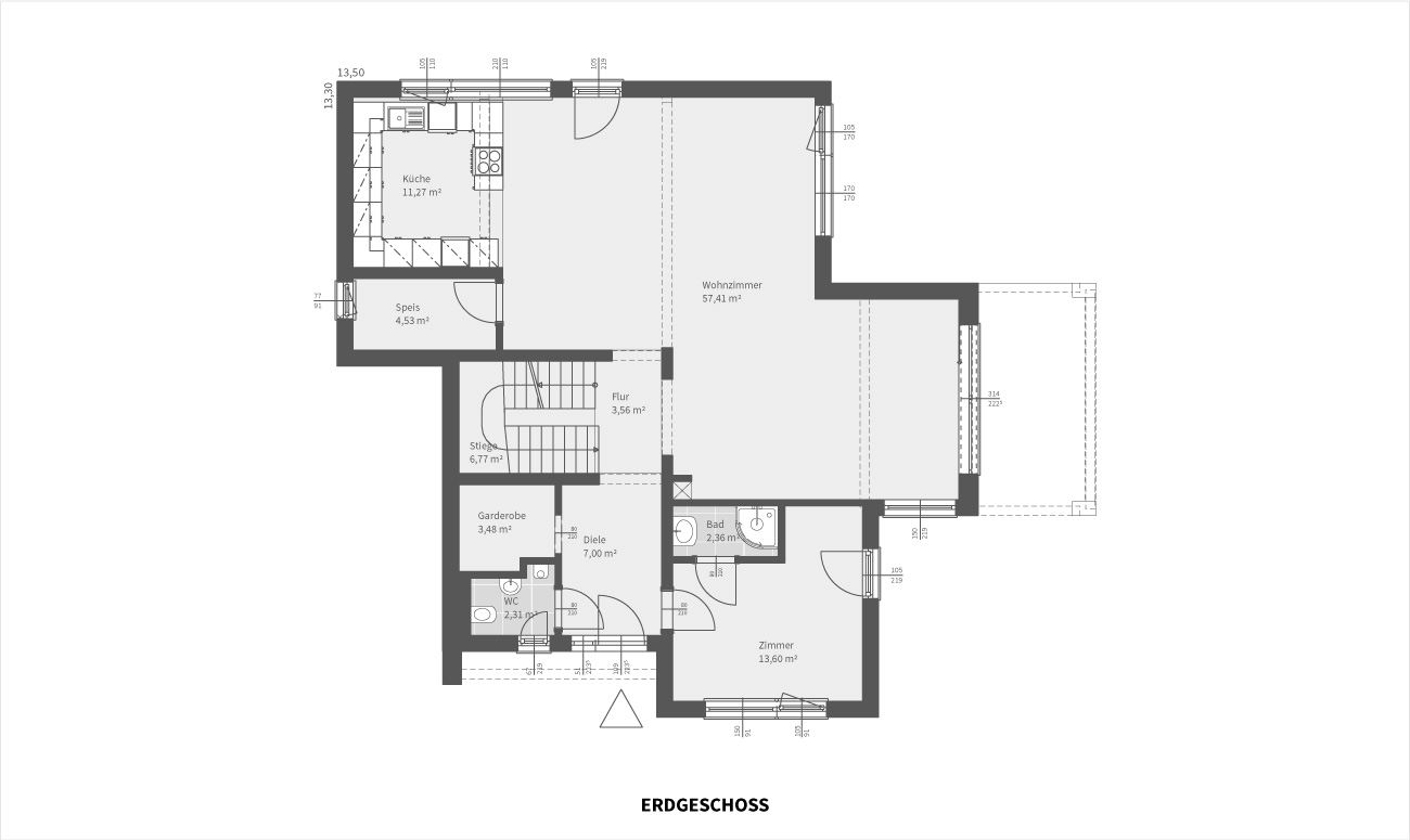 Peter Grundriss EG