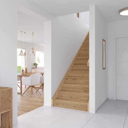 Hochwertige Eichentreppe